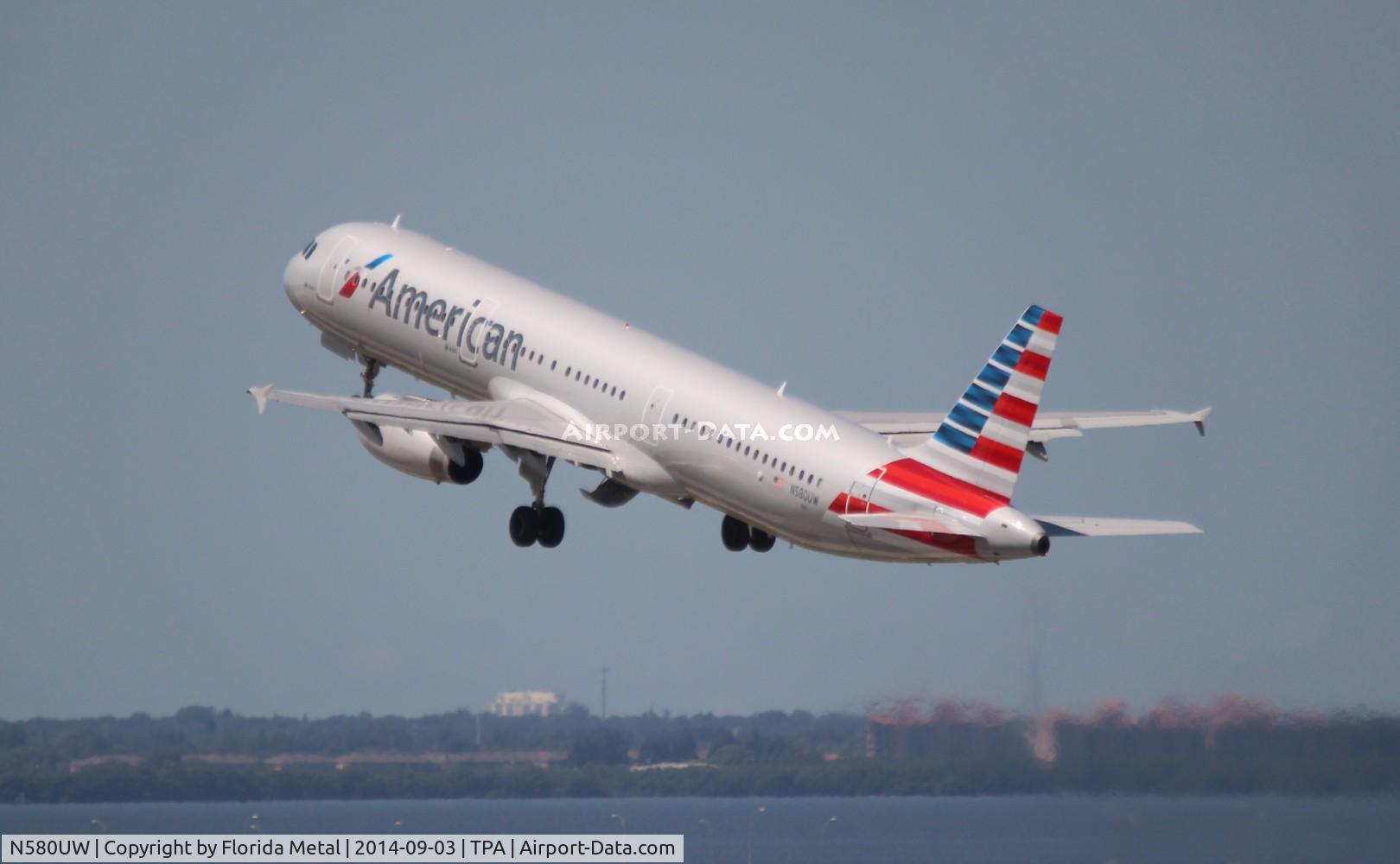 N580UW, 2014 Airbus A321-231 C/N 6133, American