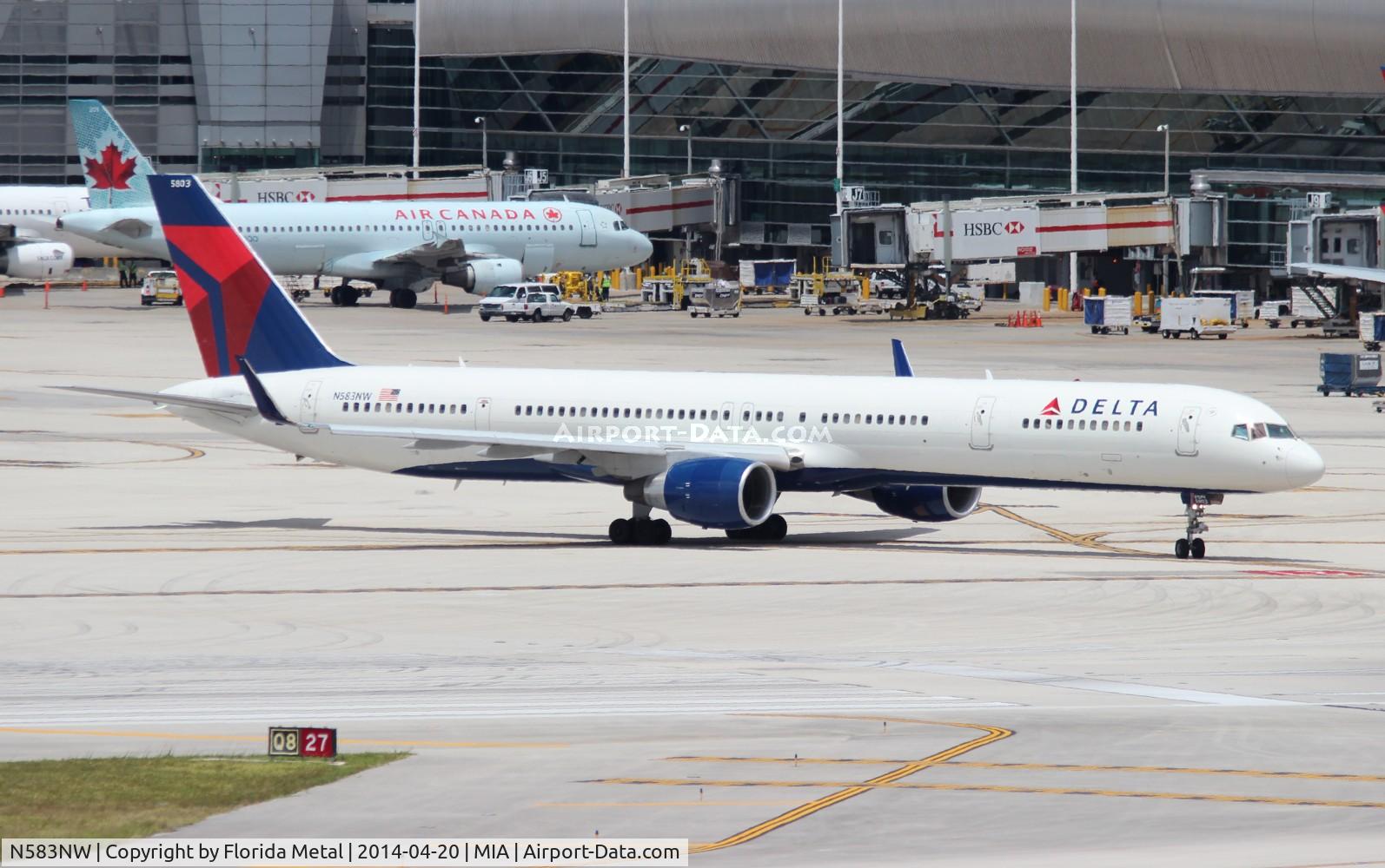 N583NW, 2002 Boeing 757-351 C/N 32983, Delta
