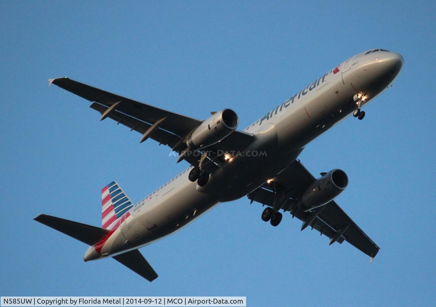 N585UW, 2014 Airbus A321-231 C/N 6214, American