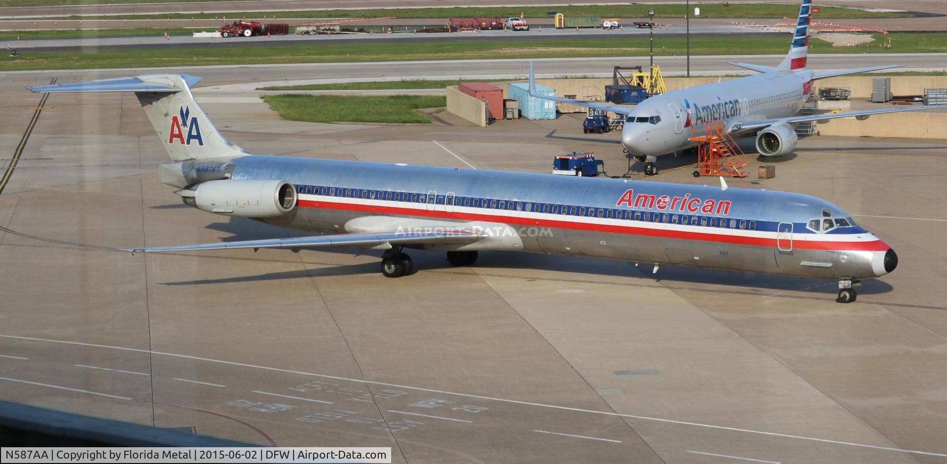 N587AA, 1991 McDonnell Douglas MD-82 (DC-9-82) C/N 53250, American