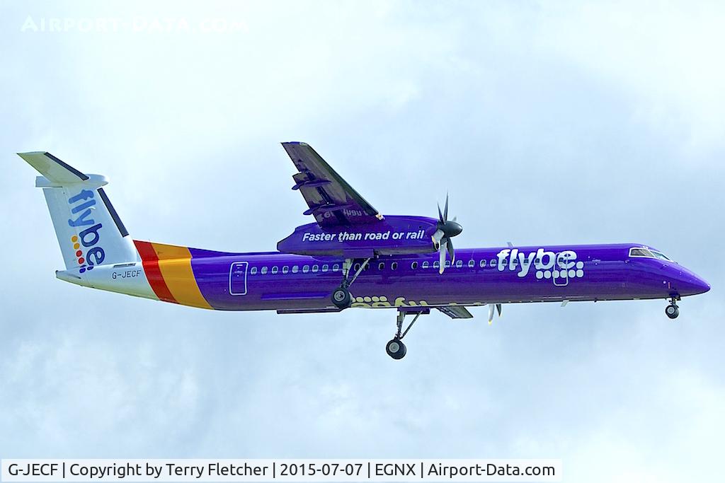 G-JECF, 2004 De Havilland Canada DHC-8-402Q Dash 8 C/N 4095, G-JECF (Adam Stansfield), 2004 De Havilland Canada DHC-8-402Q, c/n: 4095 of FLYBE at East Midlands