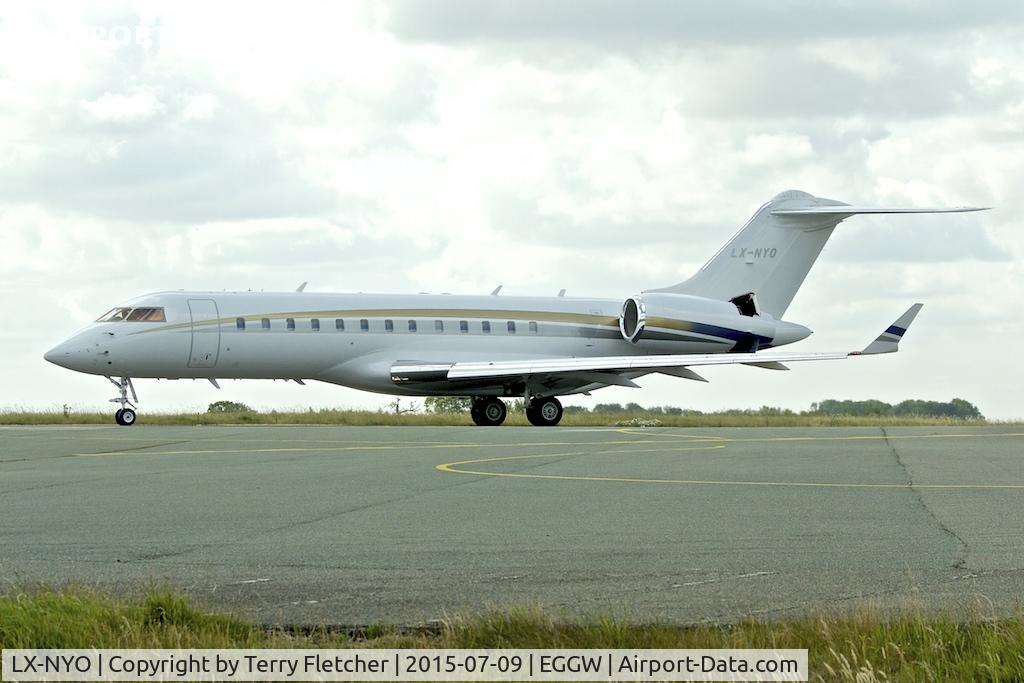 LX-NYO, 2001 Bombardier BD-700-1A10 Global Express C/N 9084, 2001 Bombardier BD-700-1A10, c/n: 9084 at Luton