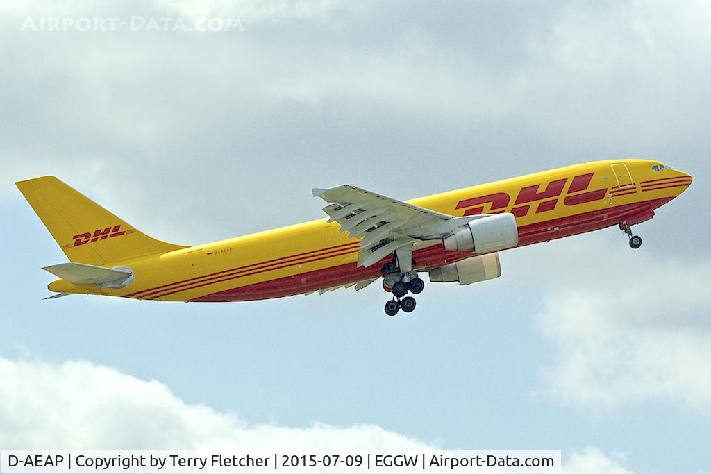 D-AEAP, 1994 Airbus A300B4-622R(F) C/N 724, 1994 Airbus A300B4-622R(F), c/n: 724 of DHL at Luton