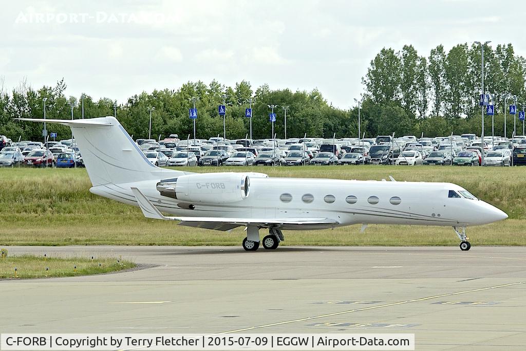 C-FORB, 1997 Gulfstream Aerospace G-IV C/N 1336, 1997 Gulfstream Aerospace G-IV, c/n: 1336 at Luton