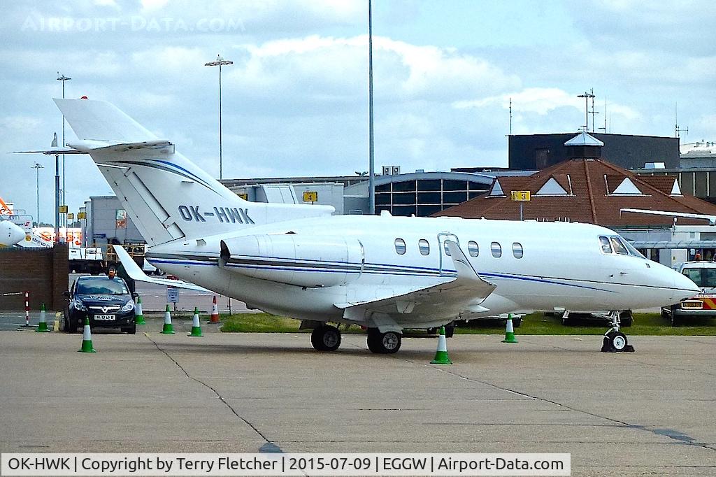 OK-HWK, 2007 Hawker Beechcraft 900XP C/N HA-0018, 2007 Hawker Beechcraft Corp HAWKER 900XP, c/n: HA-0018 at Luton