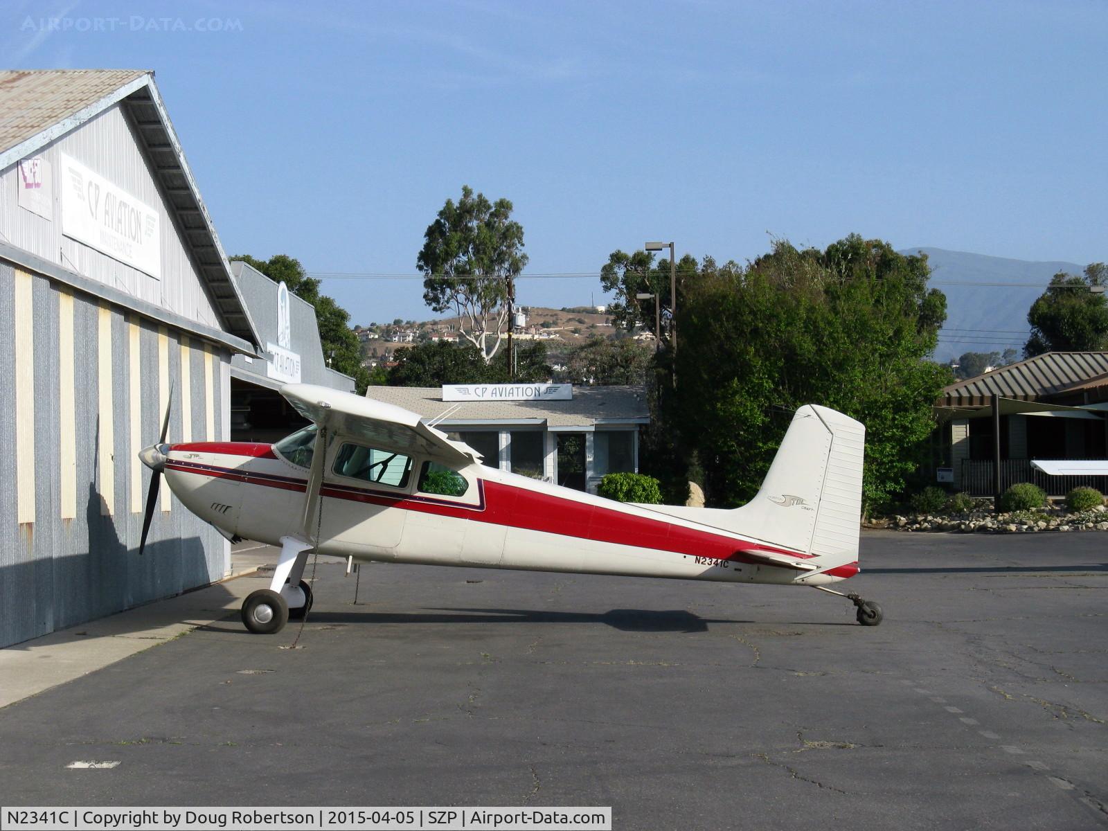 N2341C, 1953 Cessna 180 C/N 30641, 1953 Cessna 180, Continental O-470-A 225 Hp, first year of production, Horton STOL Craft mods by STC, a beautiful appearing 62 year-old! at CP Aviation.