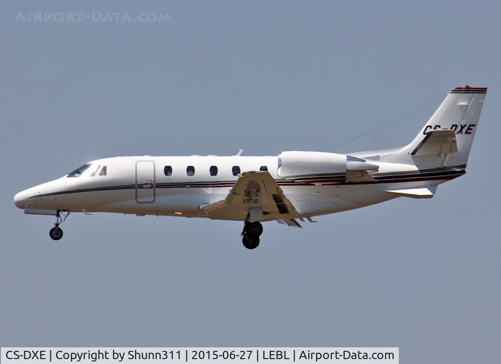 CS-DXE, 2005 Cessna 560 Citation Excel C/N 560-5578, Landing rwy 25R