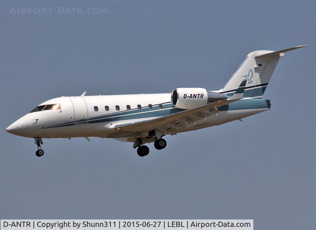 D-ANTR, 2005 Bombardier Challenger 604 (CL-600-2B16) C/N 5616, Landing rwy 25R