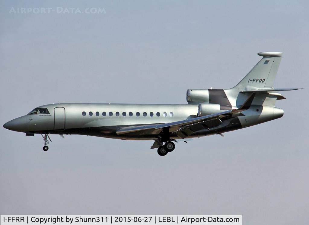 I-FFRR, 2010 Dassault Falcon 7X C/N 094, Landing rwy 25R