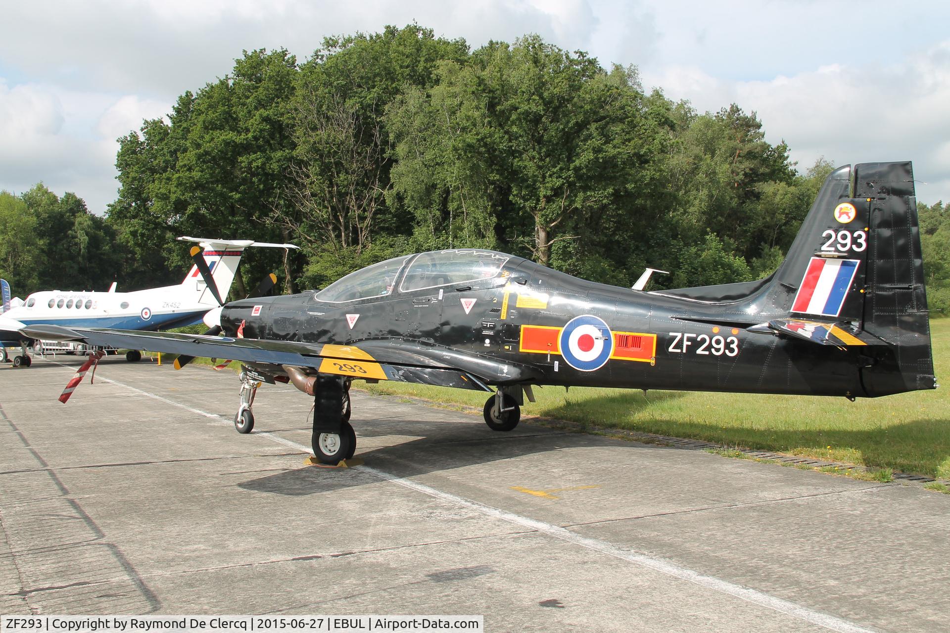ZF293, 1991 Short S-312 Tucano T1 C/N S093/T64, At Ursel Avia 2015.