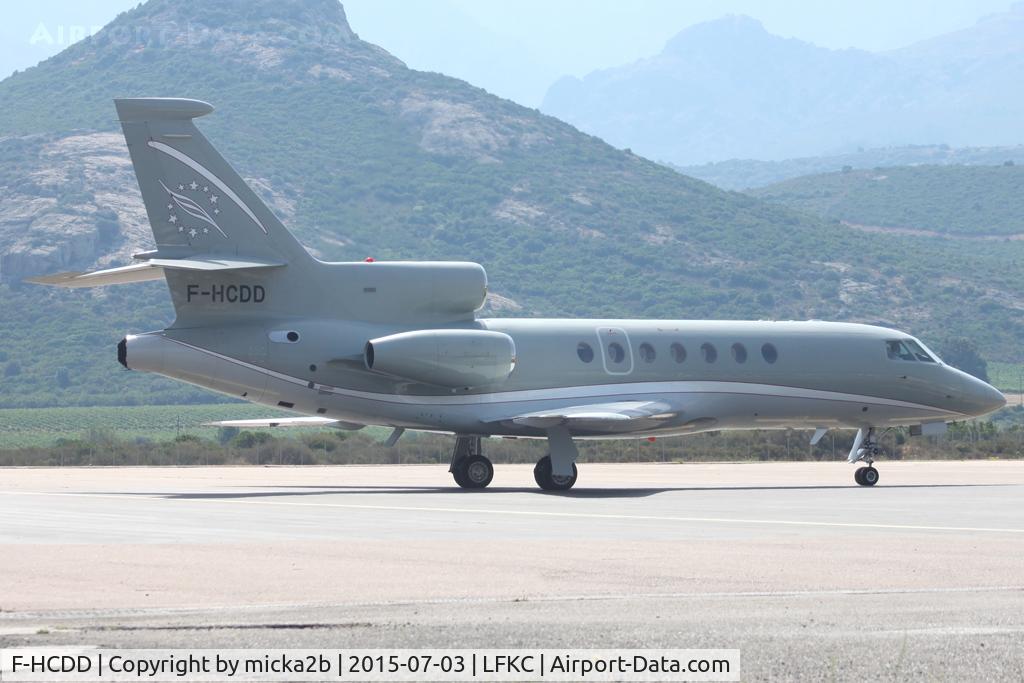 F-HCDD, 2000 Dassault Falcon 50EX C/N 297, Parked