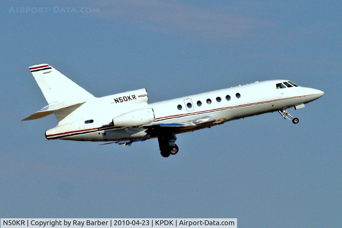 N50KR, 1981 Dassault Falcon 50 C/N 58, Dassault Falcon 50 [58] Atlanta-Dekalb Peachtree~N 23/04/2010