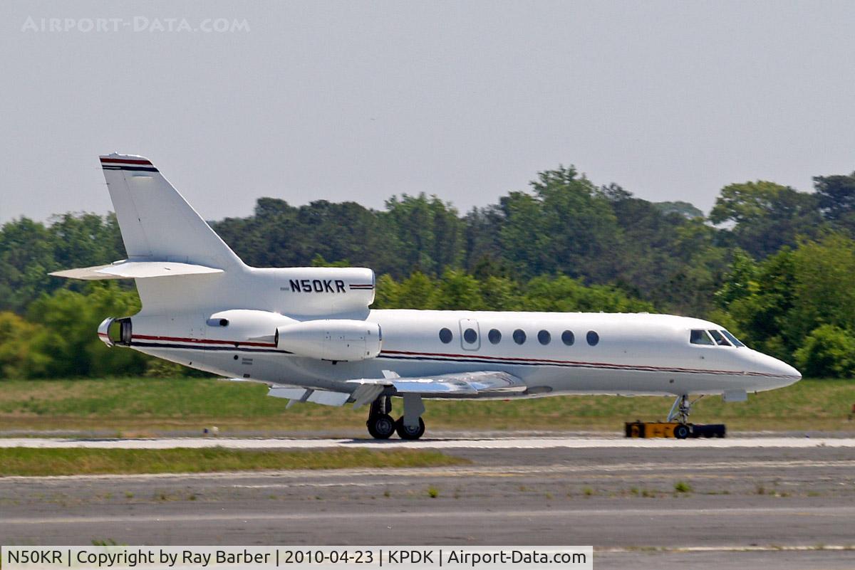 N50KR, 1981 Dassault Falcon 50 C/N 58, Dassault Falcon 50 [58] Atlanta-Dekalb Peachtree~N 23/04/2010