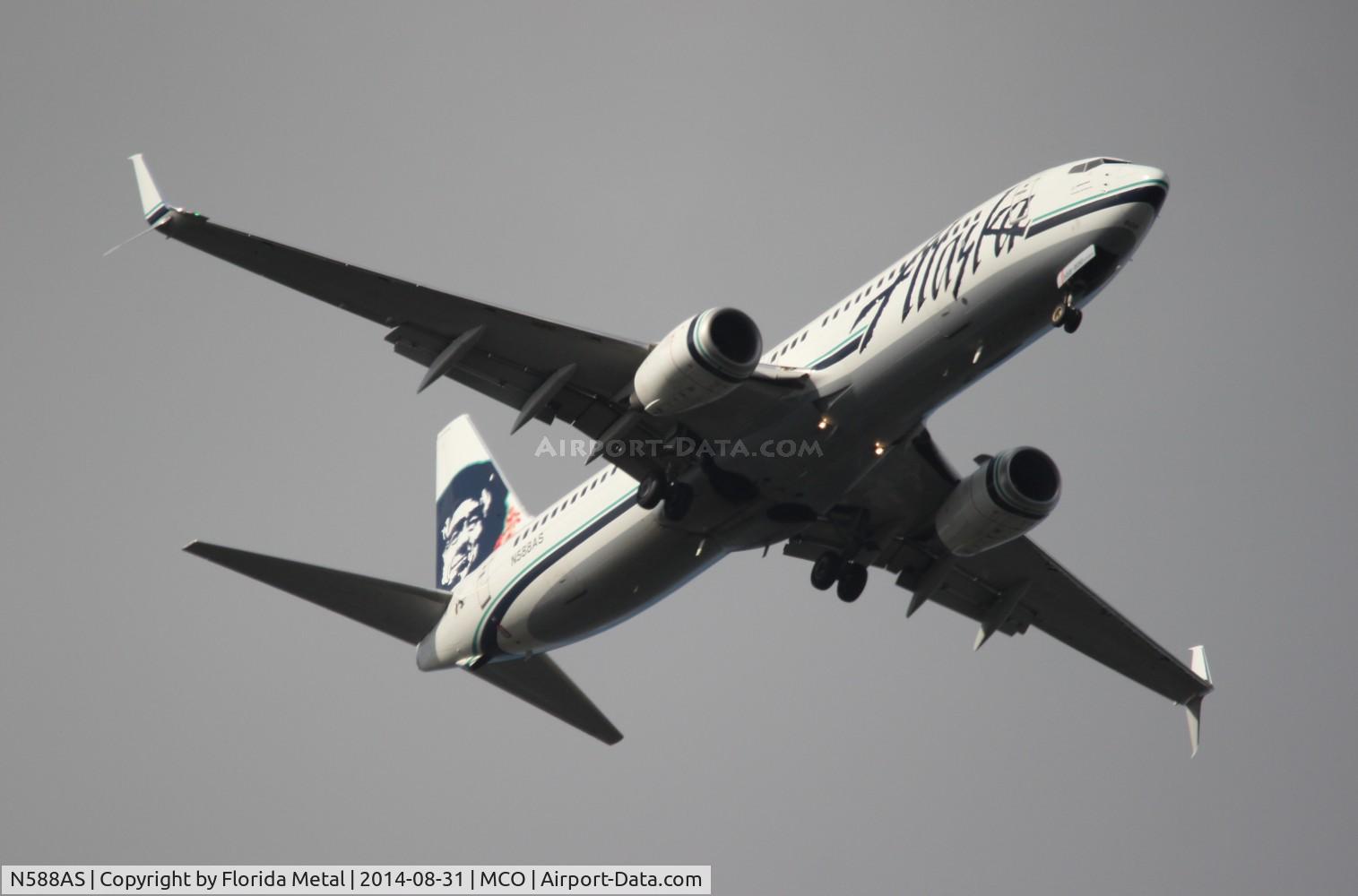 N588AS, 2007 Boeing 737-890 C/N 35685, Alaska