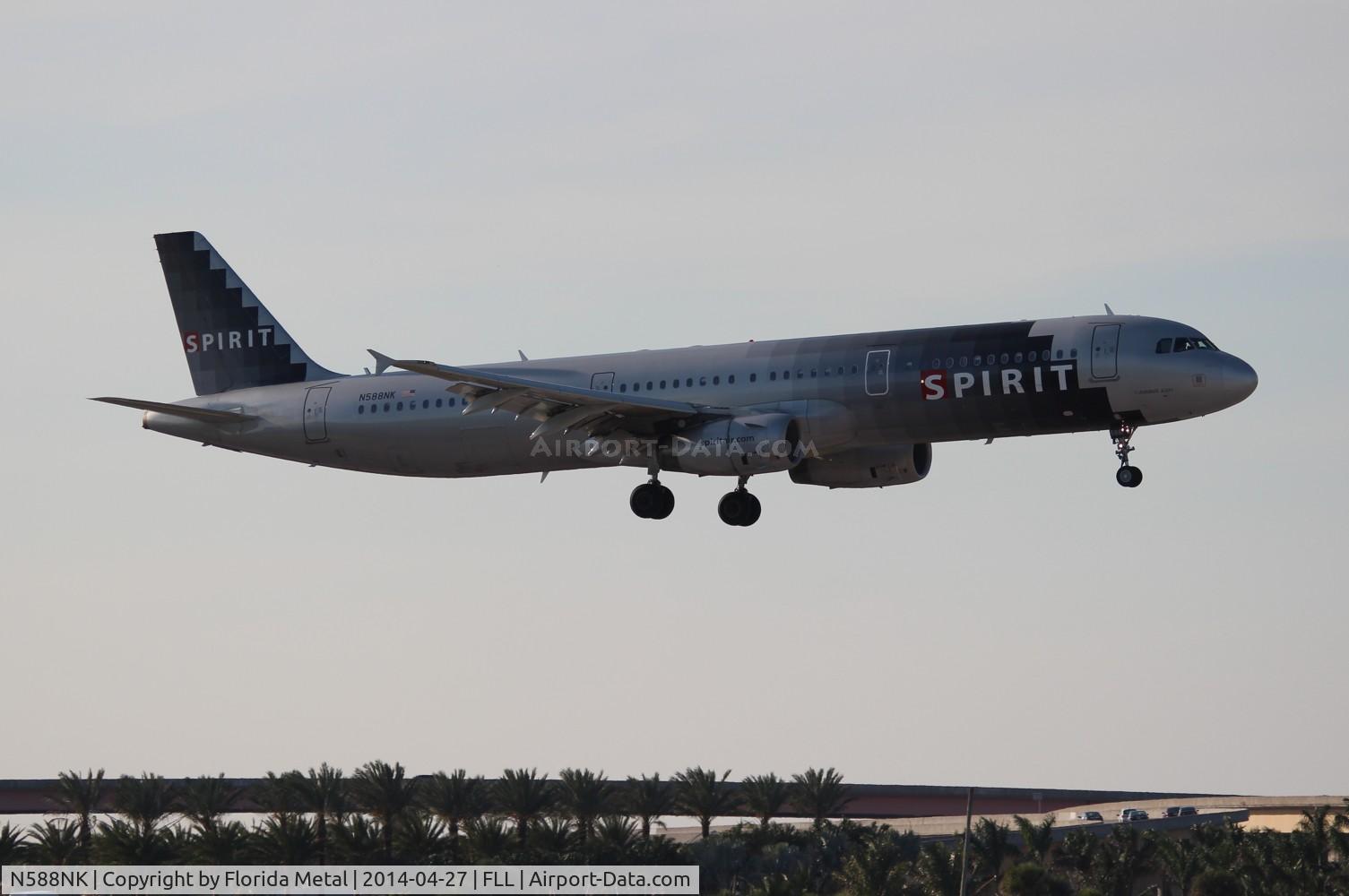N588NK, 2005 Airbus A321-231 C/N 2590, Spirit