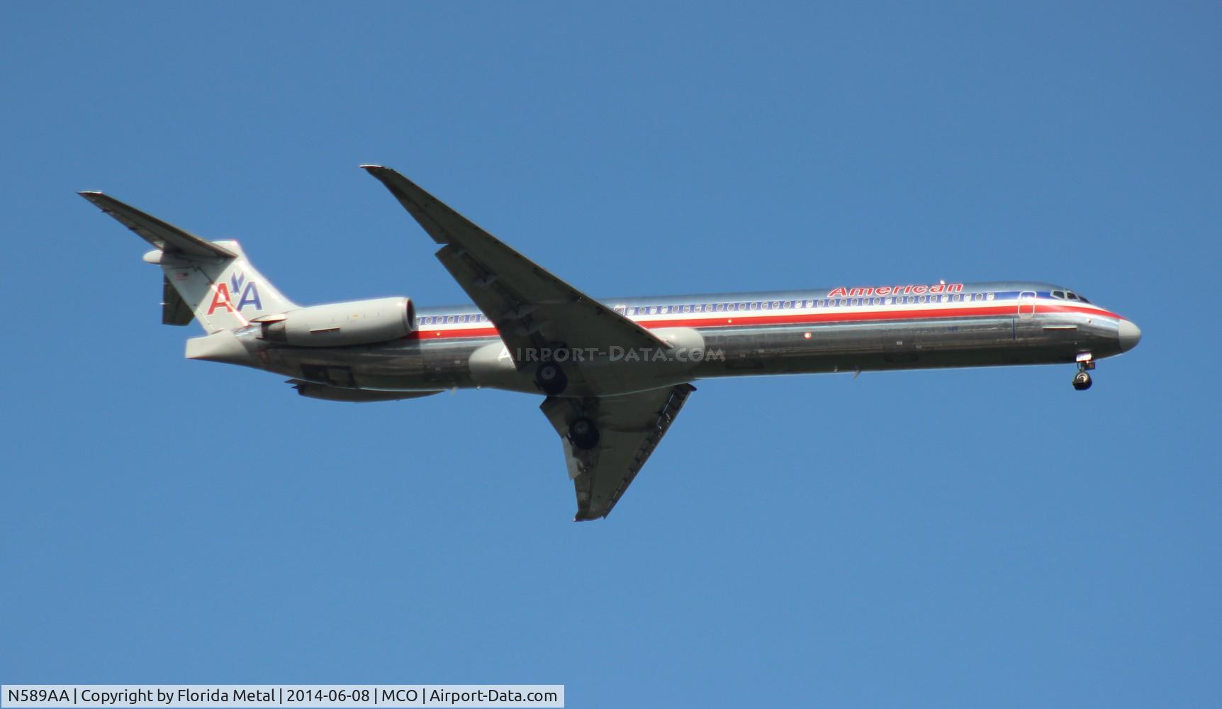 N589AA, 1991 McDonnell Douglas MD-83 (DC-9-83) C/N 53252, American