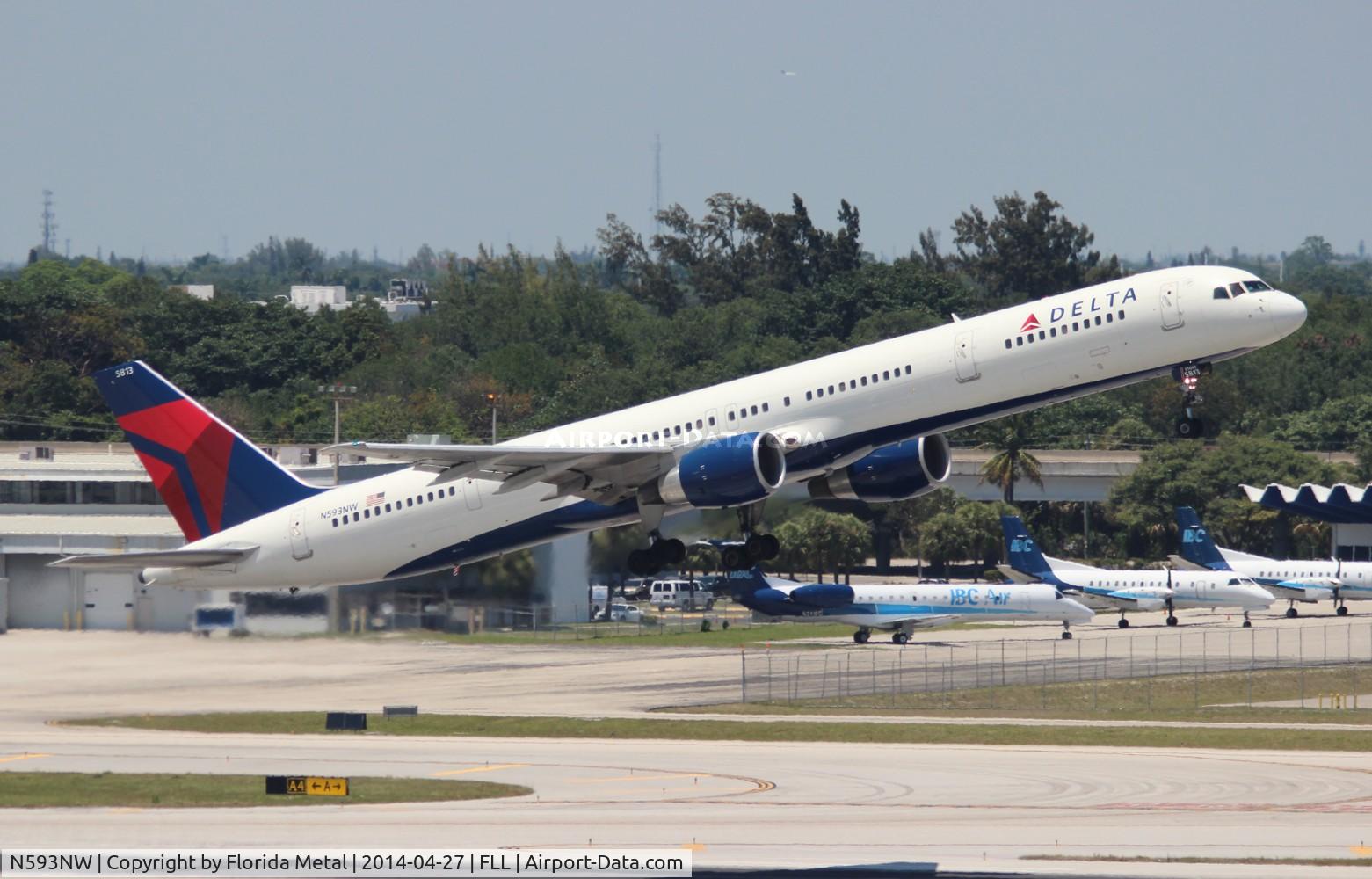 N593NW, 2003 Boeing 757-351 C/N 32993, Delta