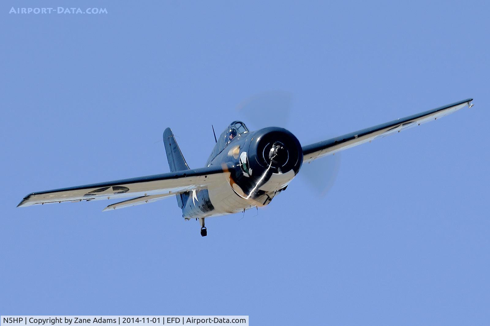 N5HP, 1945 General Motors (Grumman) FM-2 Wildcat C/N 5835, At the 2014 Wings Over Houston Airshow