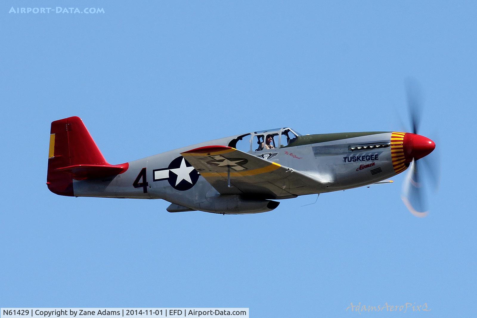 N61429, 1942 North American P-51C Mustang C/N 103-26199, At the 2014 Wings Over Houston Airshow