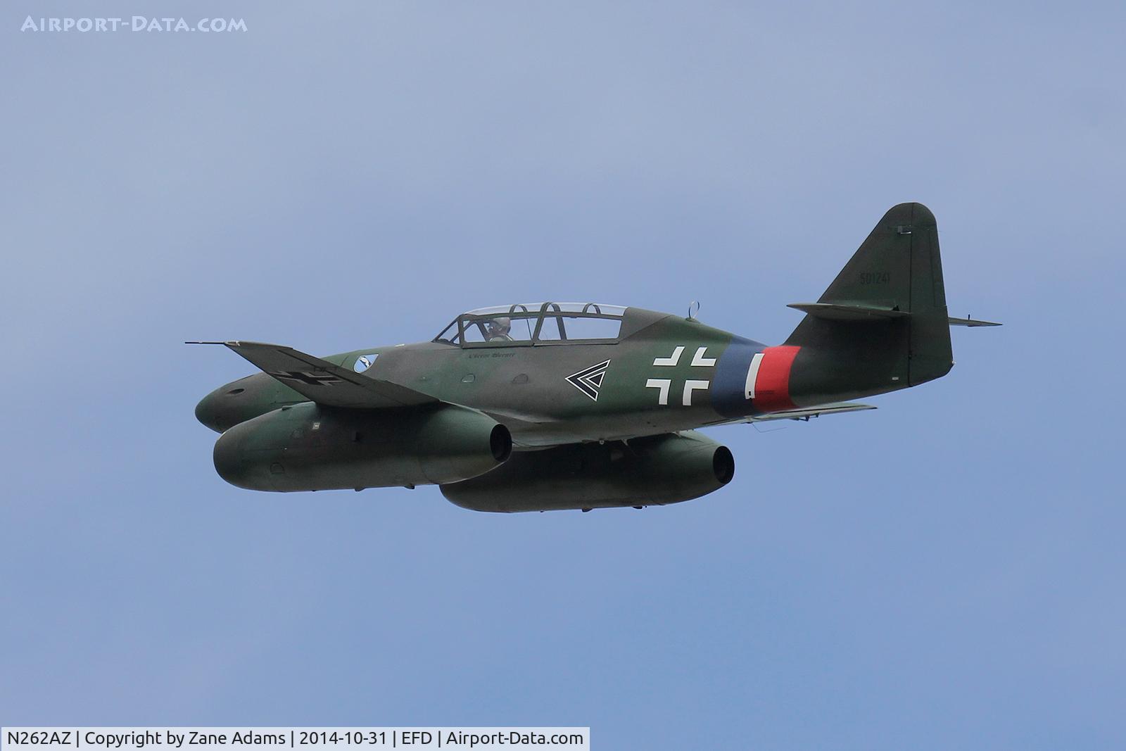 N262AZ, 2002 Messerschmitt Me-262B-1C Schwalbe Replica C/N 501241, Collings Foundation ME-262 reproduction At the 2014 Wings Over Houston Airshow
