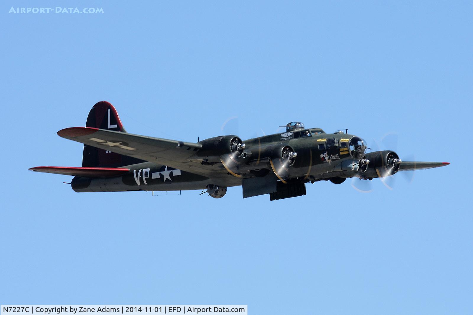 N7227C, 1944 Boeing B-17G Fortress C/N 32513, At the 2014 Wings Over Houston Airshow
