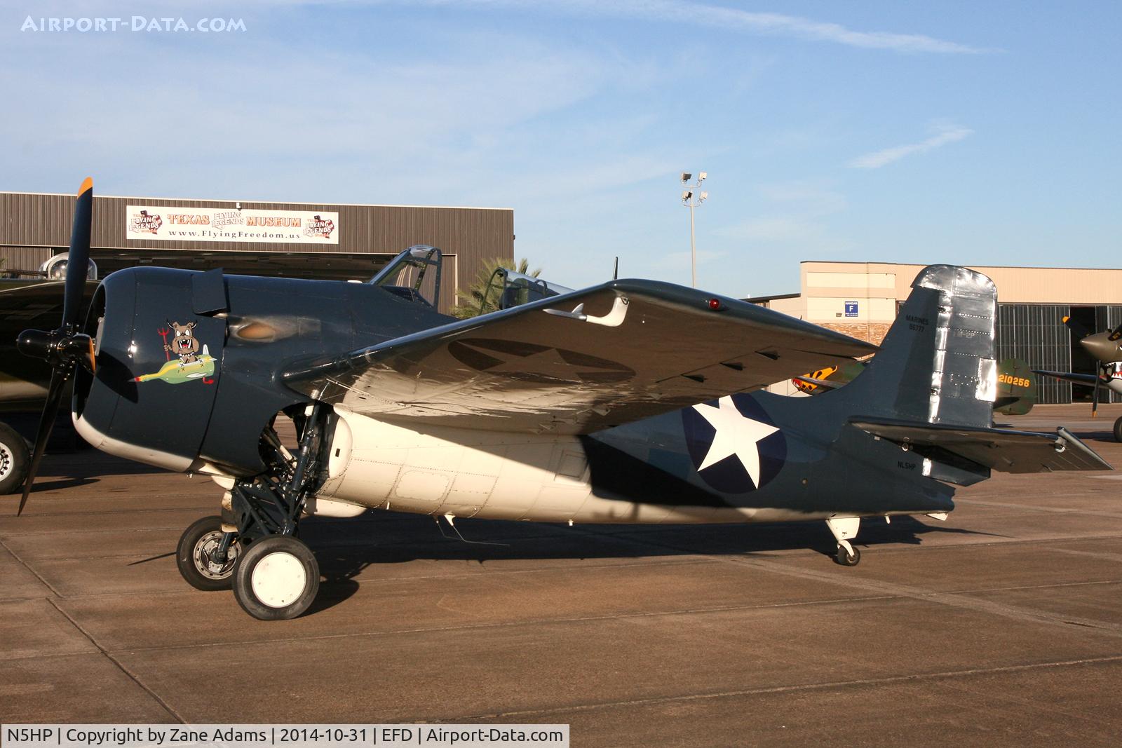 N5HP, 1945 General Motors (Grumman) FM-2 Wildcat C/N 5835, At the 2014 Wings Over Houston Airshow