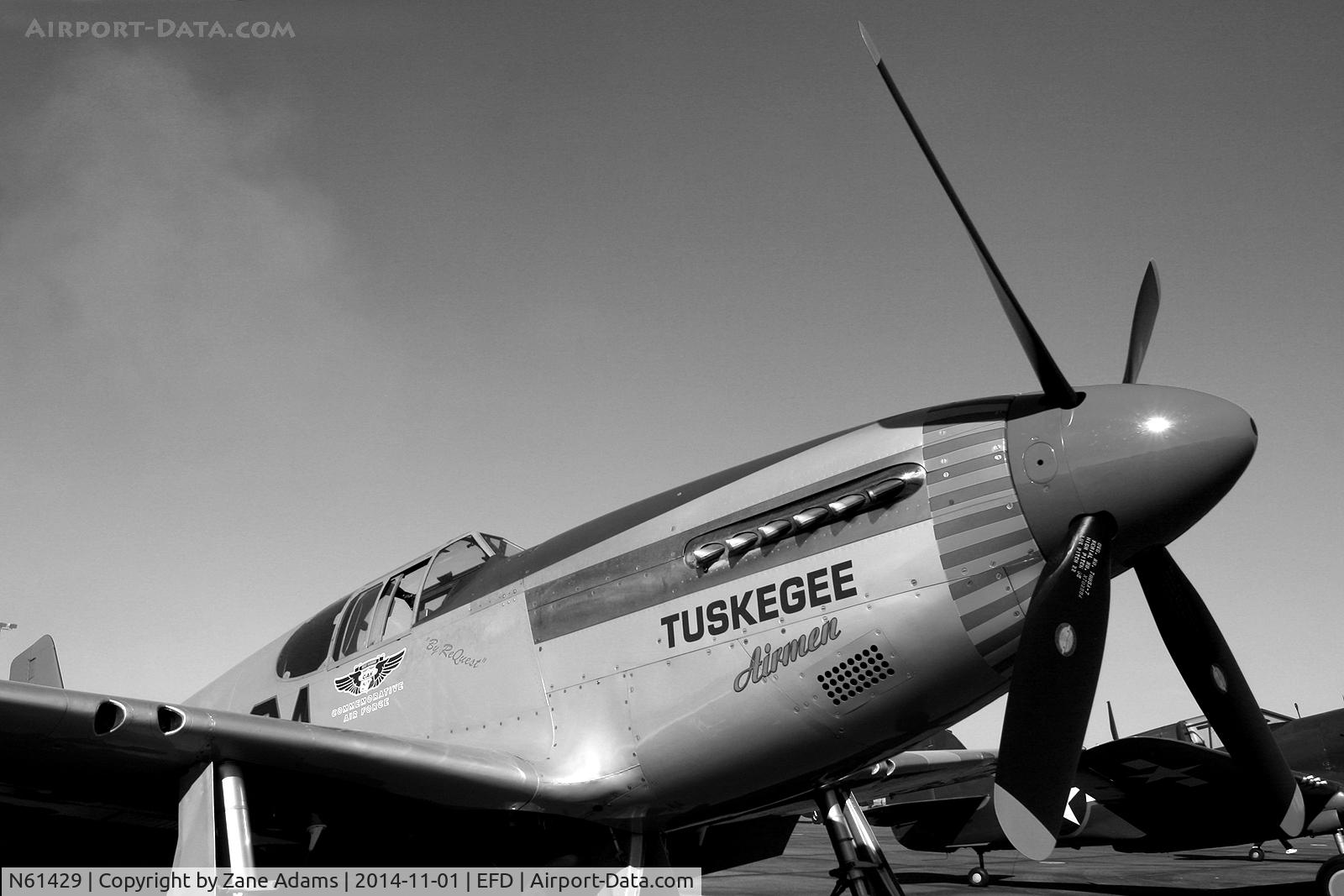 N61429, 1942 North American P-51C Mustang C/N 103-26199, At the 2014 Wings Over Houston Airshow