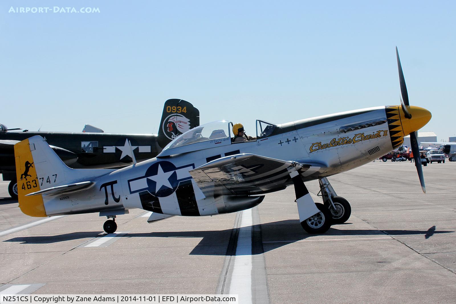 N251CS, North American F-51D Mustang C/N 44-74977N, At the 2014 Wings Over Houston Airshow