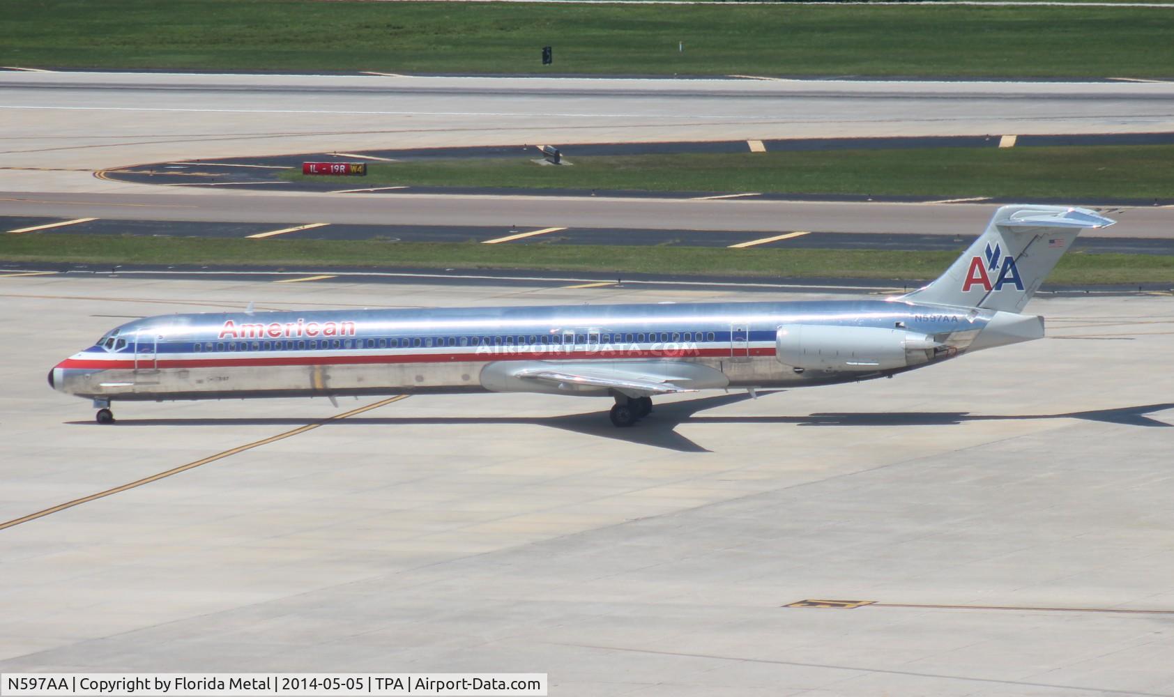 N597AA, 1992 McDonnell Douglas MD-83 (DC-9-83) C/N 53287, American MD-83