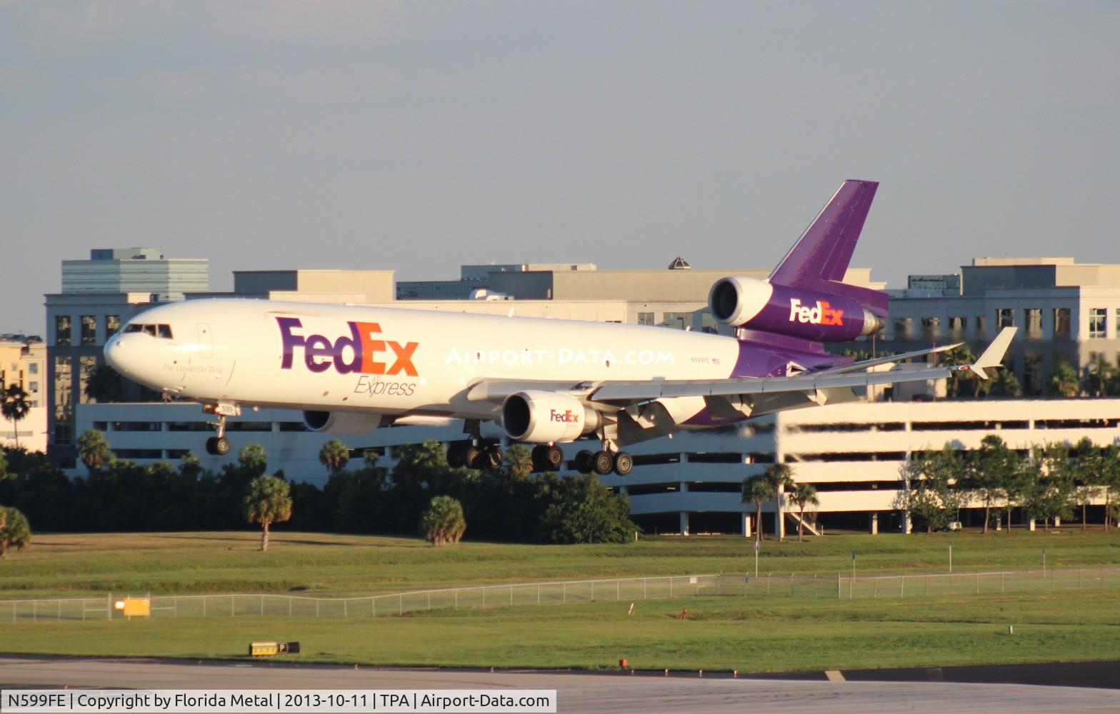 N599FE, 1993 McDonnell Douglas MD-11F C/N 48598, Fed Ex