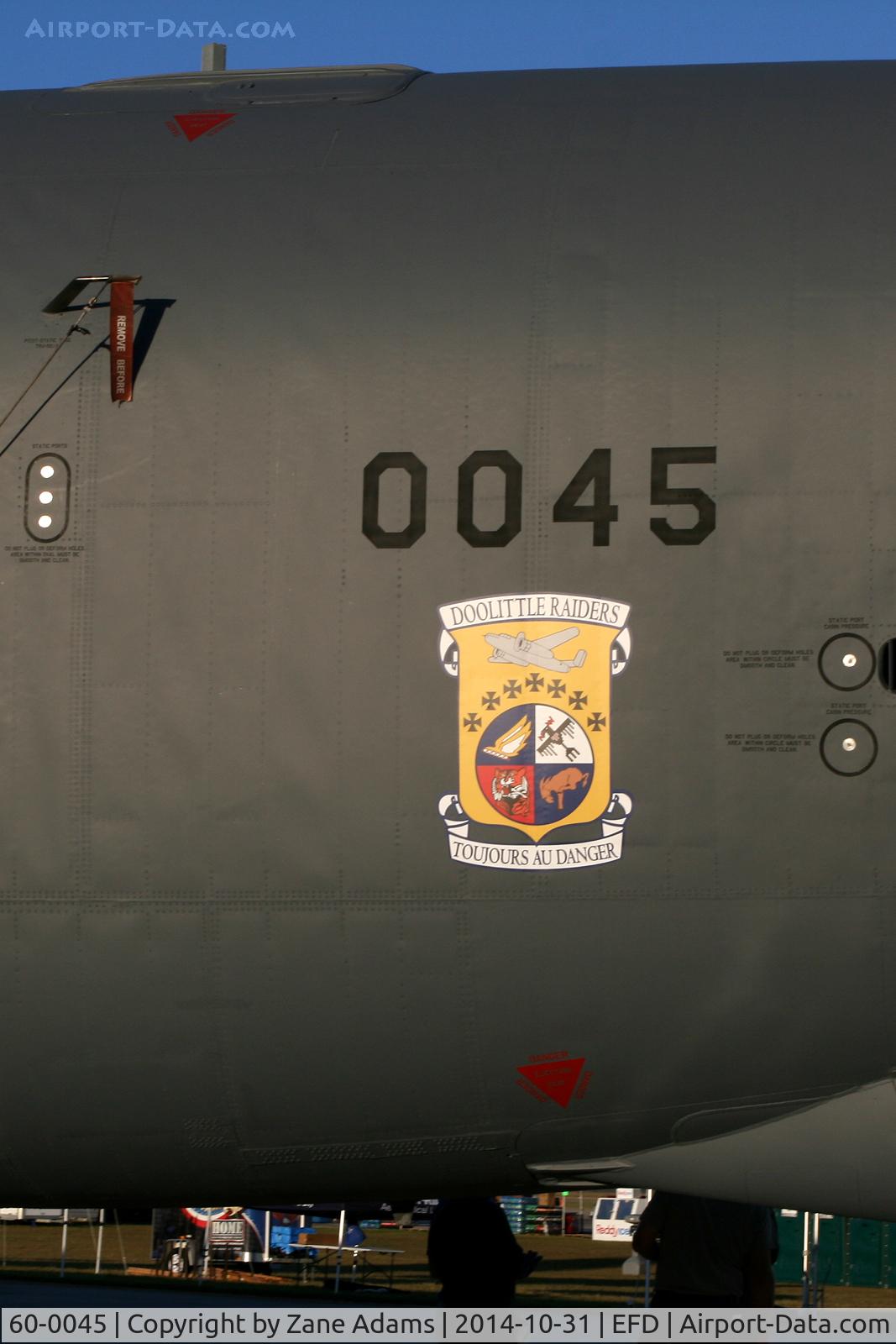 60-0045, 1960 Boeing B-52H Stratofortress C/N 464410, At the 2014 Wings Over Houston Airshow