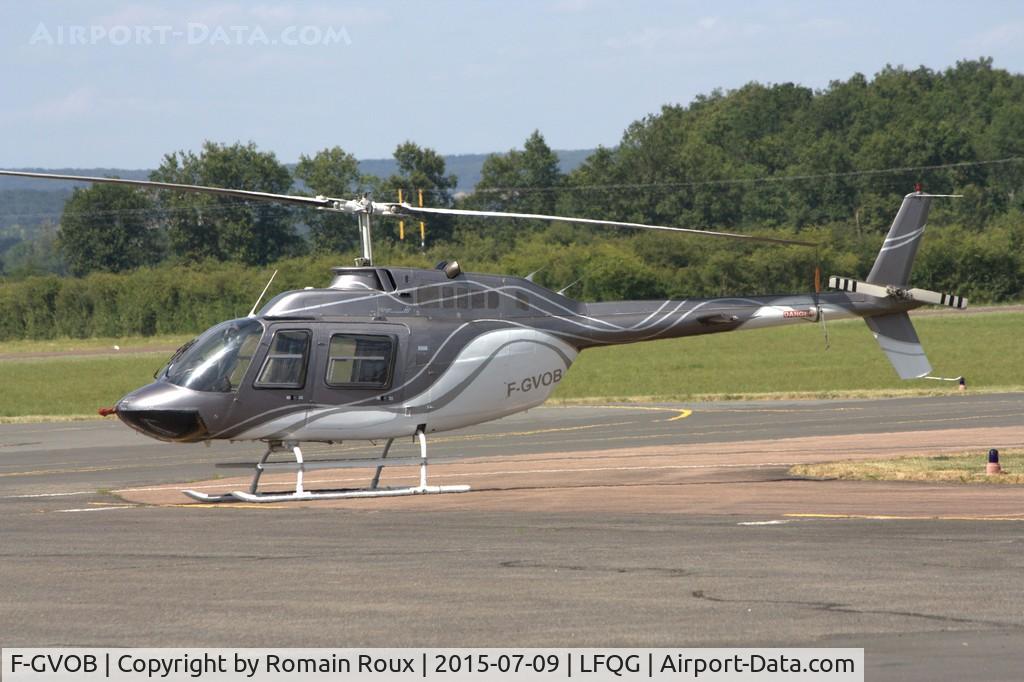 F-GVOB, Bell 206B JetRanger III C/N 2624, Parked