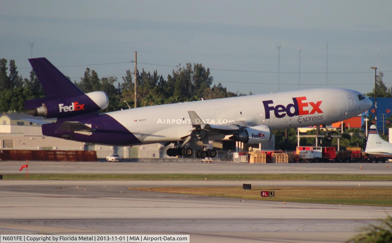 N601FE, 1990 McDonnell Douglas MD-11F C/N 48401, Fed Ex