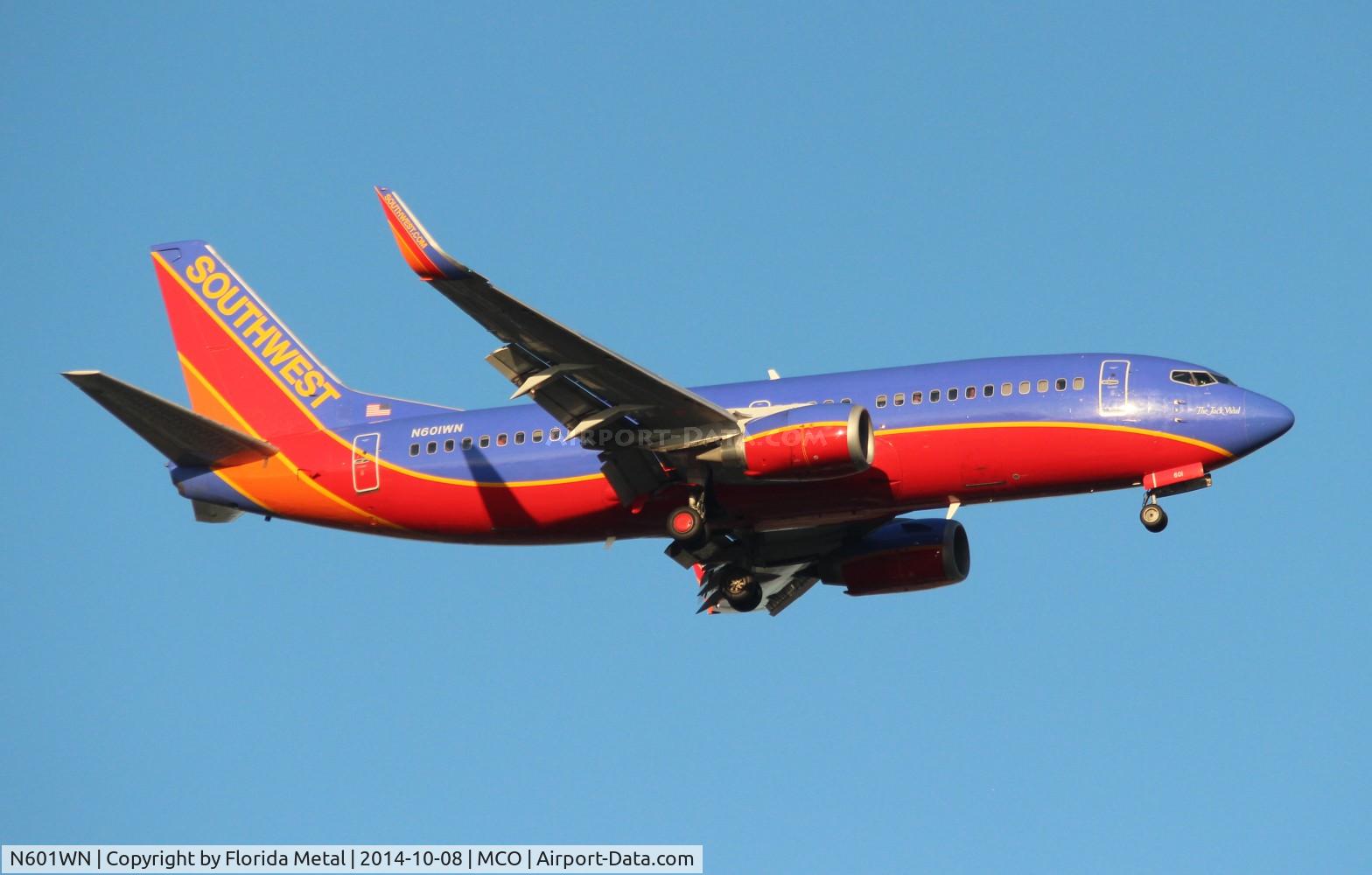 N601WN, 1995 Boeing 737-3H4 C/N 27695, Southwest