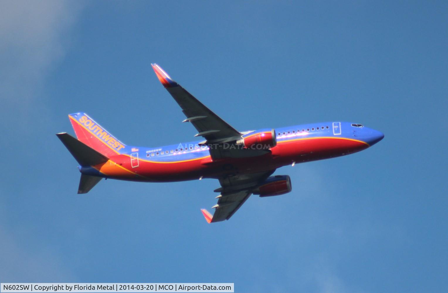 N602SW, 1995 Boeing 737-3H4 C/N 27953, Southwest