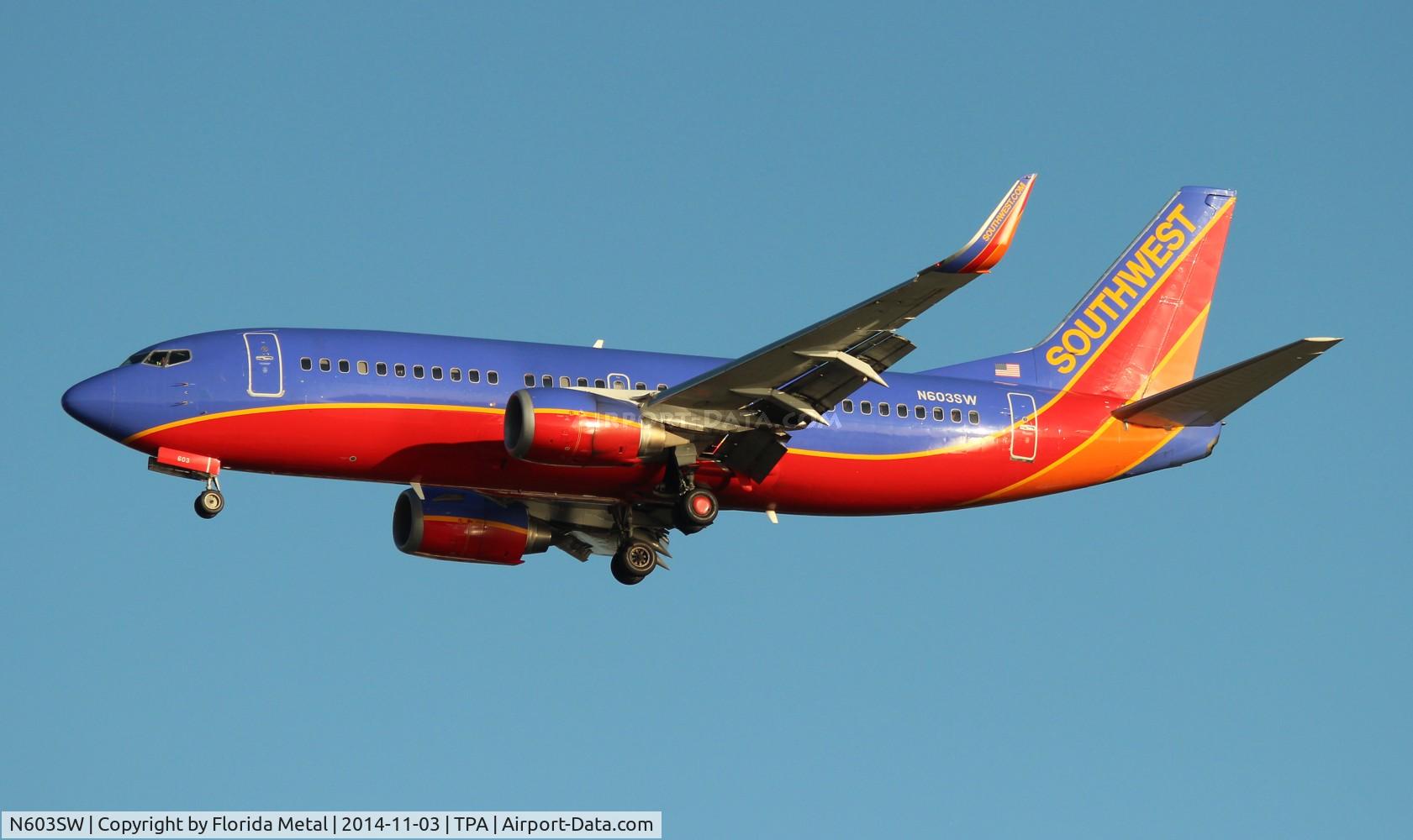 N603SW, 1995 Boeing 737-3H4 C/N 27954, Southwest
