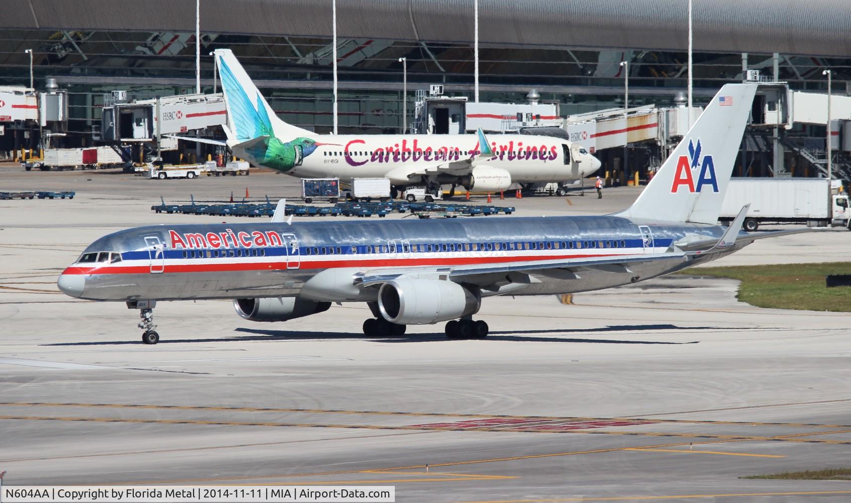 N604AA, 1995 Boeing 757-223 C/N 27055, American