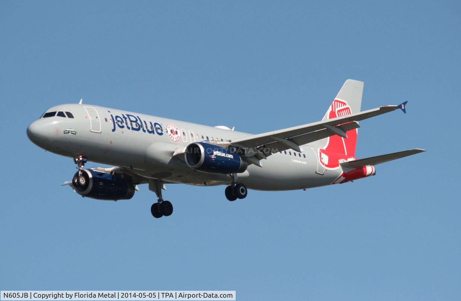 N605JB, 2005 Airbus A320-232 C/N 2368, Boston Red Sox