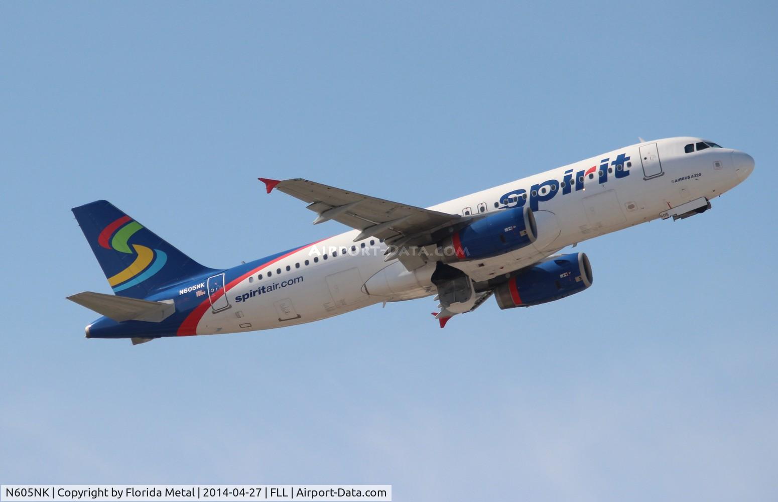 N605NK, 2010 Airbus A320-232 C/N 4548, Spirit