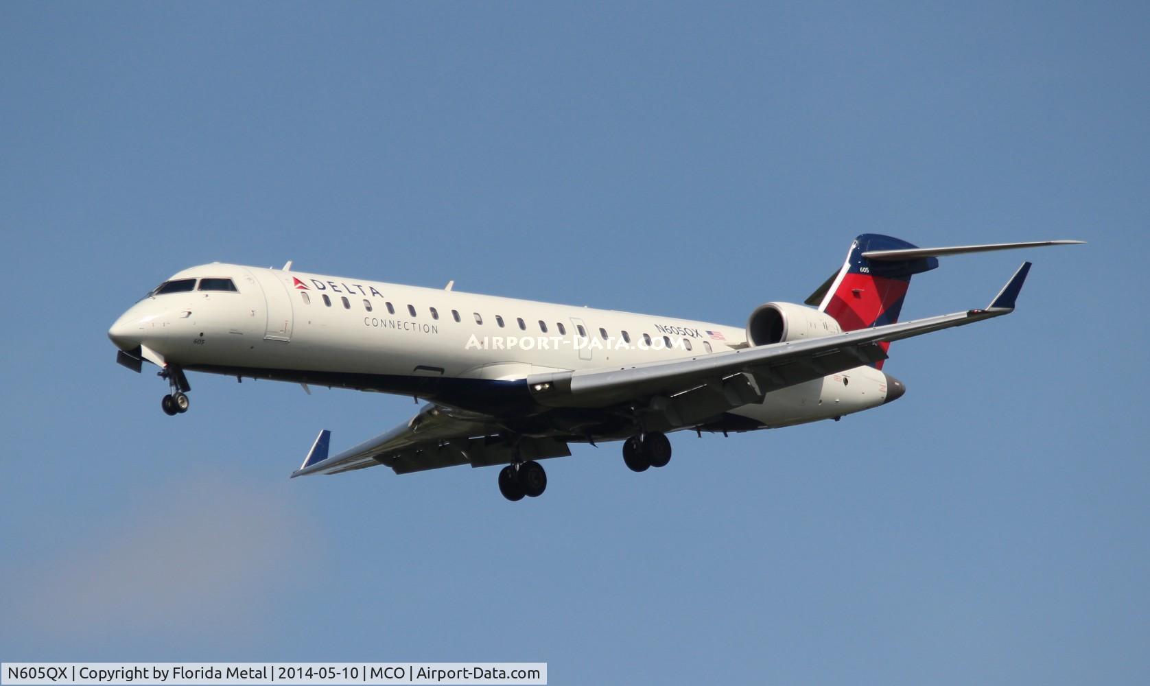 N605QX, 2002 Bombardier CRJ-701 (CL-600-2C10) Regional Jet C/N 10022, Delta Connection