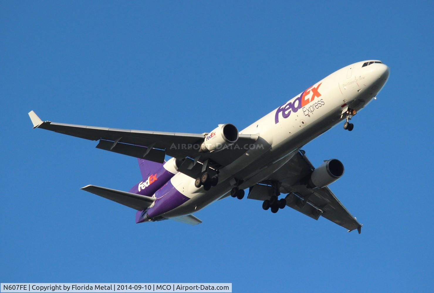 N607FE, 1992 McDonnell Douglas MD-11F C/N 48547, Fed Ex MD-11