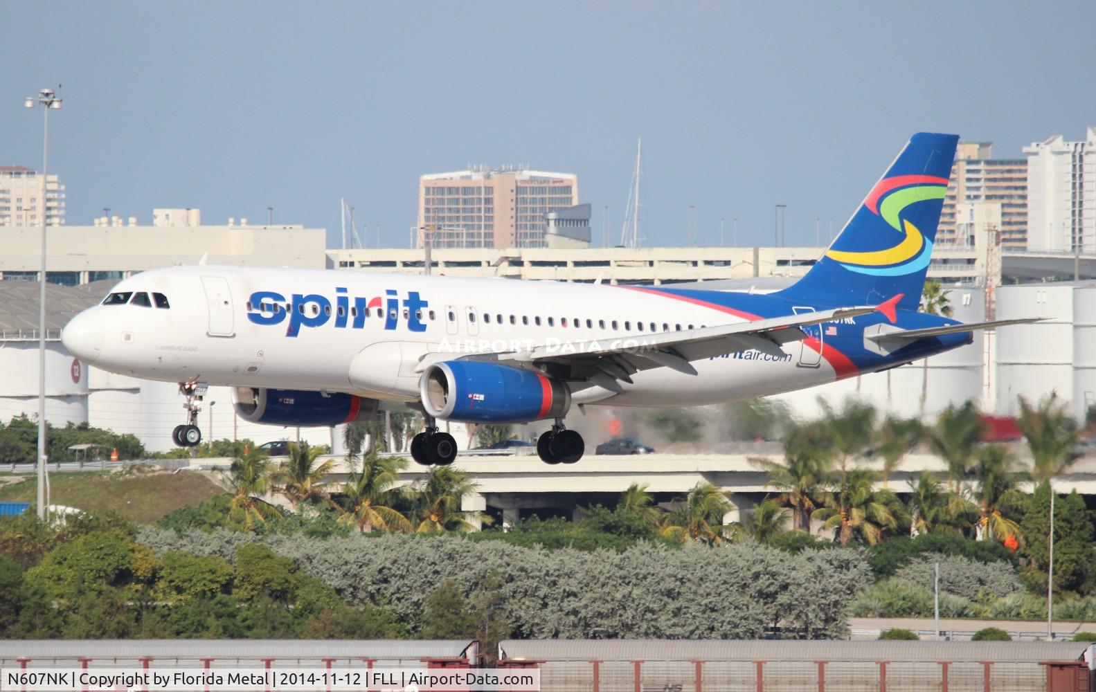 N607NK, 2011 Airbus A320-232 C/N 4595, Spirit