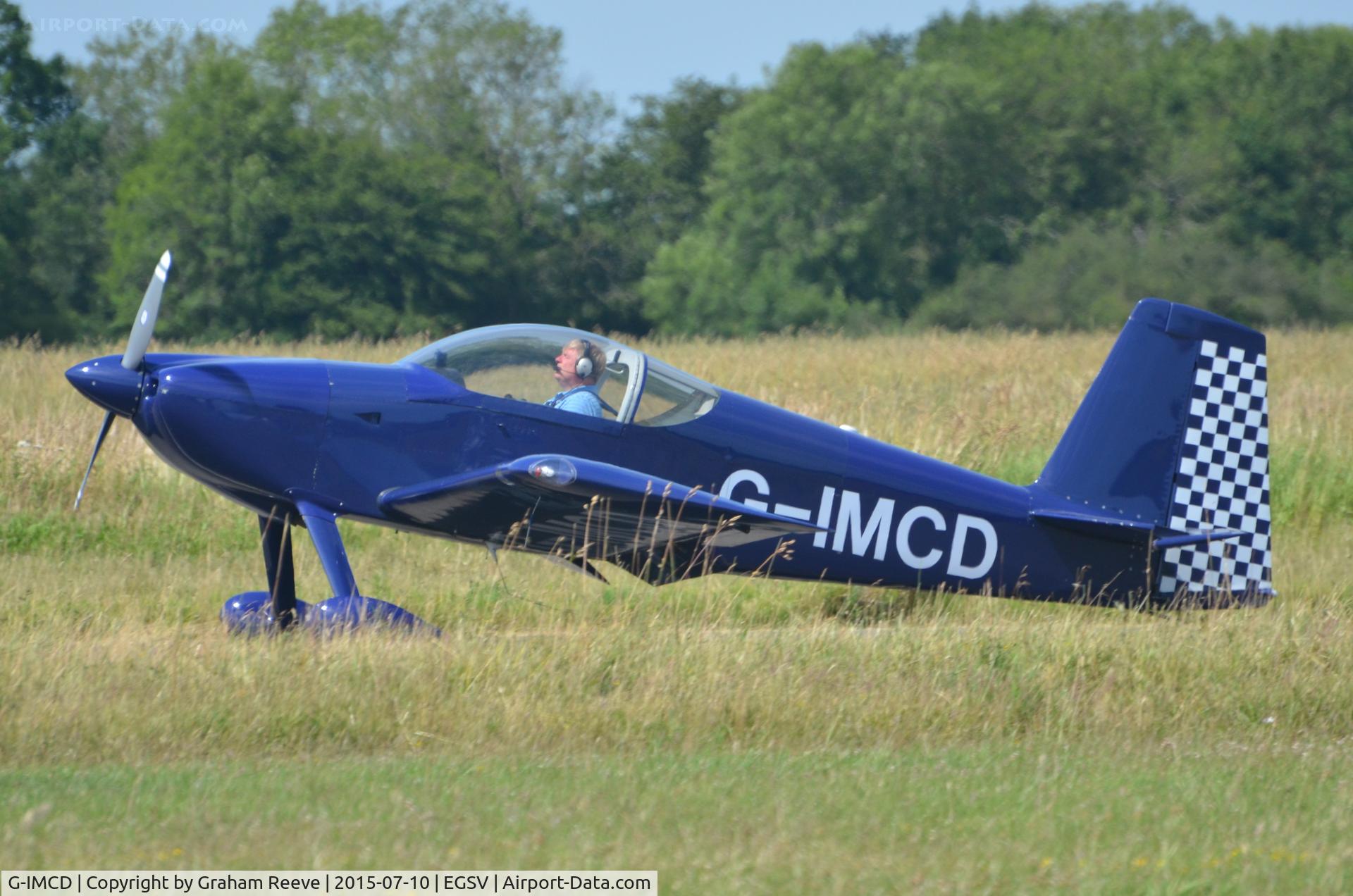 G-IMCD, 2005 Vans RV-7 C/N PFA 323-13965, Landing at Old Buckenham.