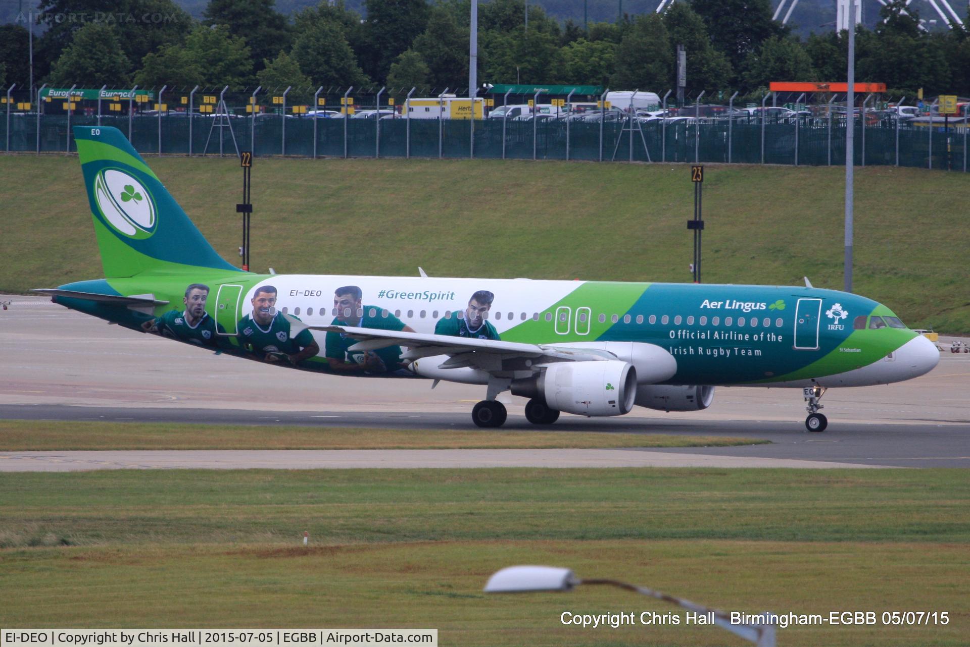 EI-DEO, 2005 Airbus A320-214 C/N 2486, Aer Lingus Rugby scheme