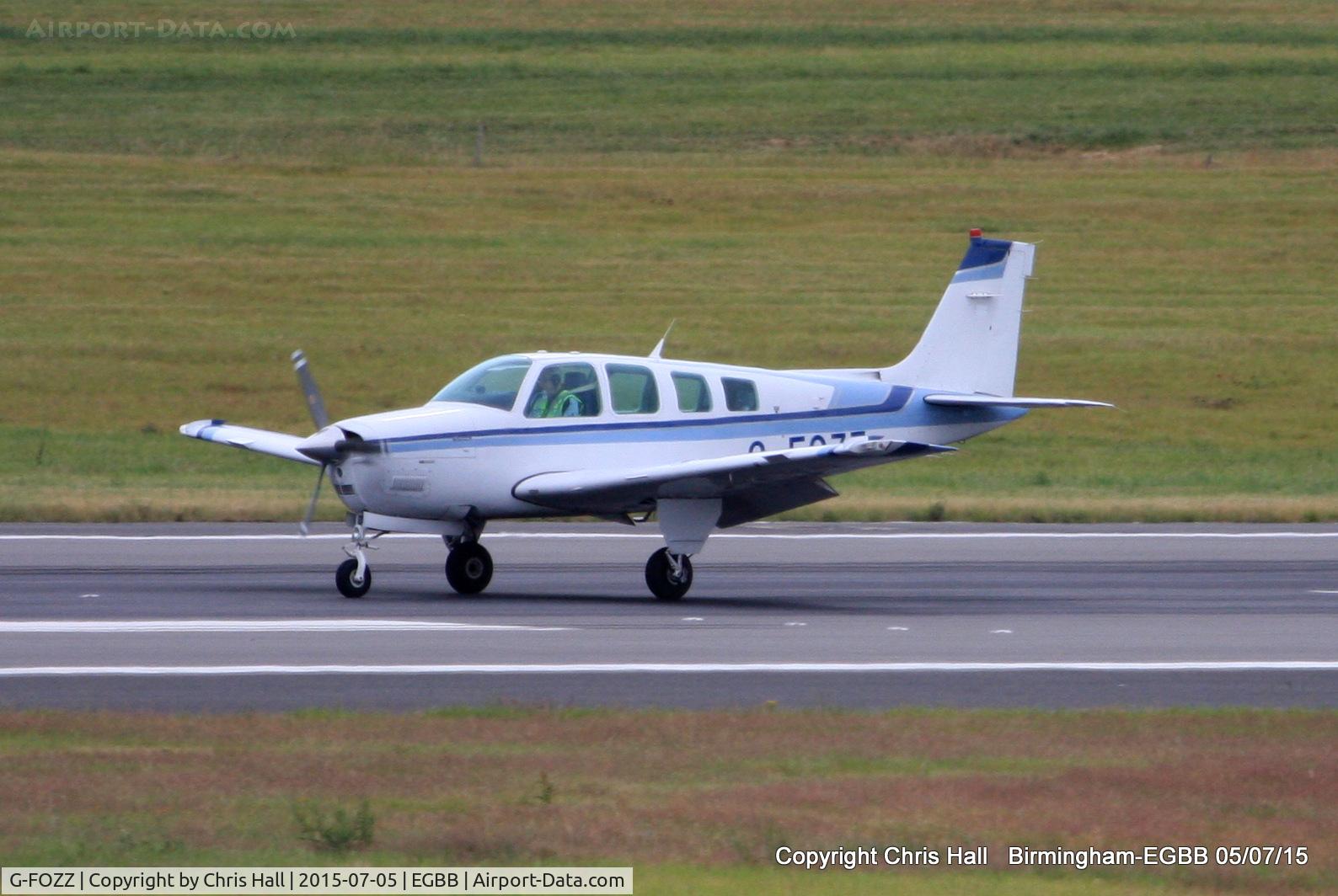 G-FOZZ, 1993 Beech A36 Bonanza 36 C/N E-2788, Go to Air Ltd