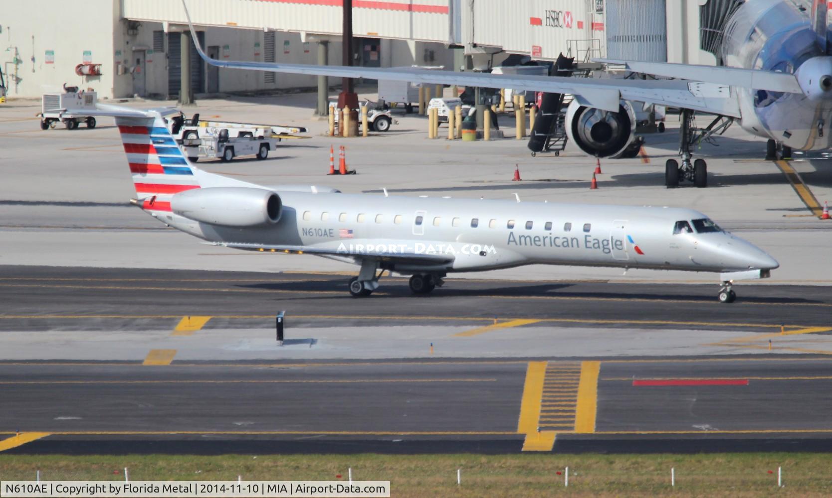 N610AE, 1998 Embraer ERJ-145LR (EMB-145LR) C/N 145073, Eagle