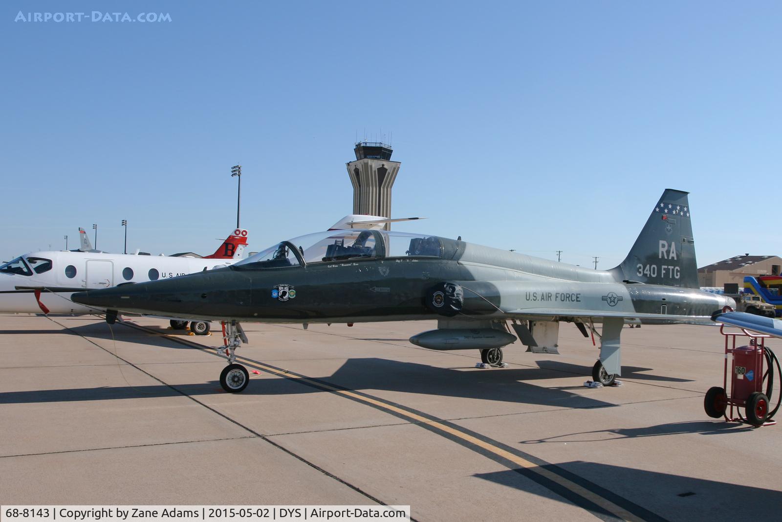 68-8143, 1968 Northrop T-38C Talon C/N T.6148, At the 2015 Big Country Airshow, Dyess AFB, TX