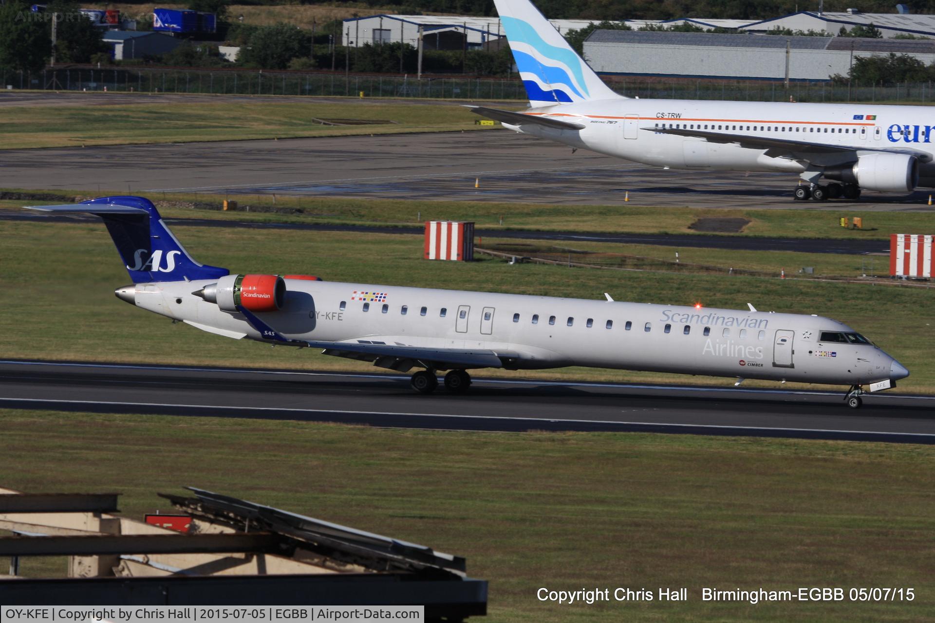 OY-KFE, 2009 Bombardier CRJ-900ER (CL-600-2D24) C/N 15224, SAS Scandinavian Airline System