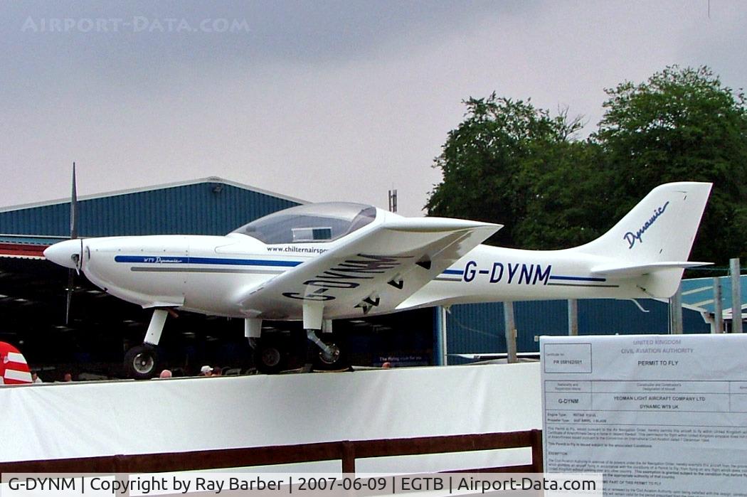 G-DYNM, 2007 Dynamic WT9 UK C/N DY161, Aerospool WT-9 Dynamic [DY161/2006] Booker~G 09/06/2007