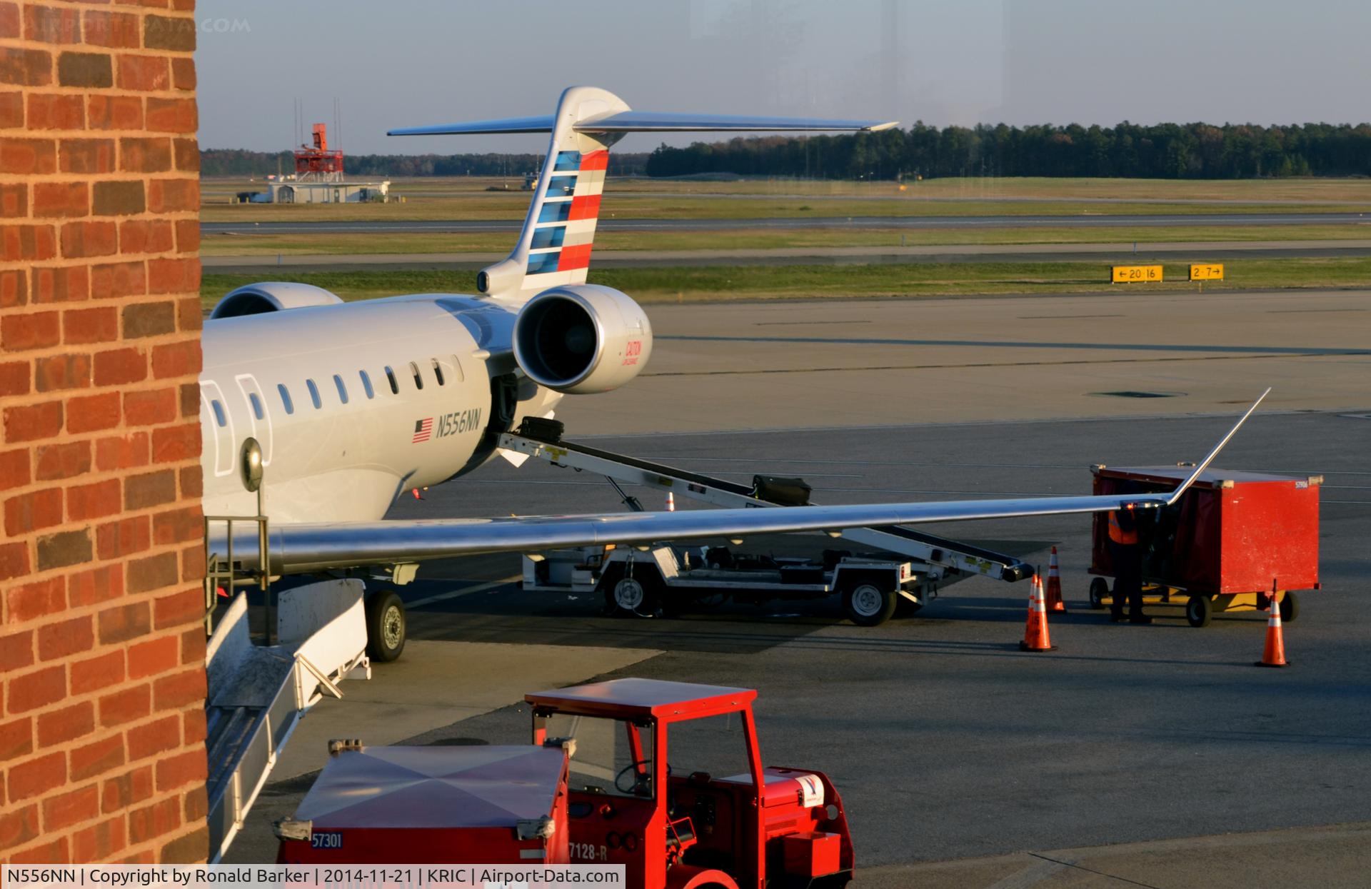 N556NN, 2014 Bombardier CRJ-900 (CL-600-2D24) C/N 15339, At the gate RIC